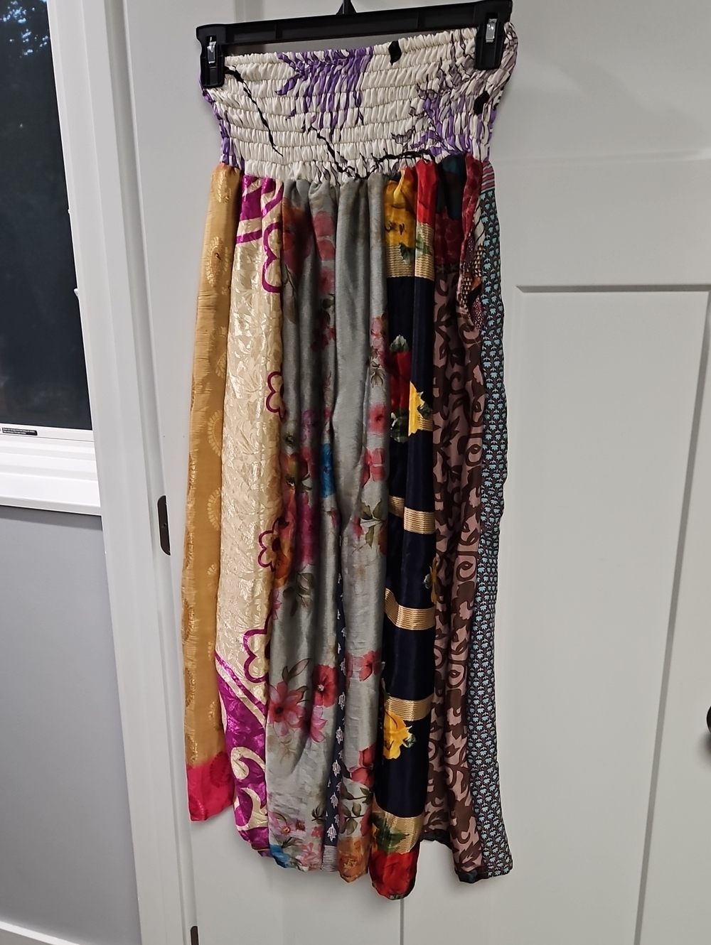 POL Multi-Panel Boho Pants in Mixed Prints and Colors - Picture 1 of 4